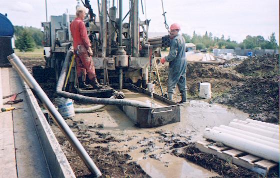 Drilling a well