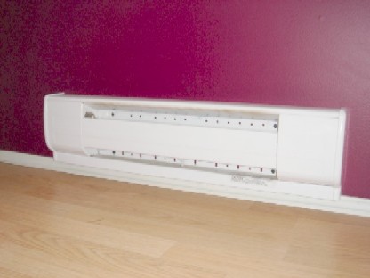 Electrical baseboard heating