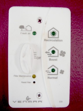 Venmar control panel